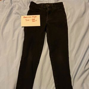 Black American Eagle jeans 00 short